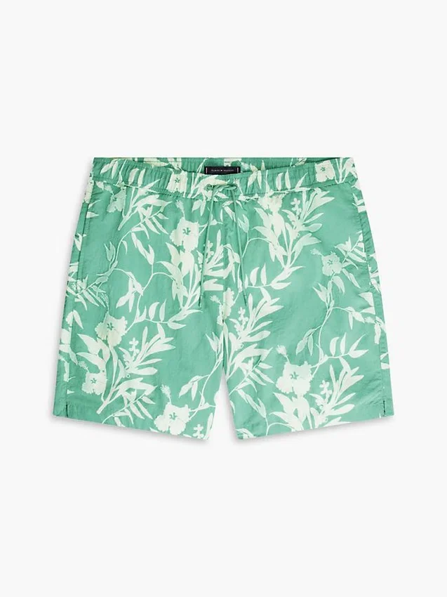 Bañador con estampado tropical de 18 cm Bañador con estampado tropical de 18 cm