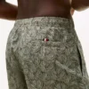 Bañador de 18 cm con estampado de hojas de palmera Bañador de 18 cm con estampado de hojas de palmera