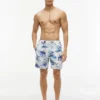 Bañador de 18 cm con estampado de surf Bañador de 18 cm con estampado de surf