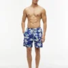Bañador de 18 cm con estampado de surf Bañador de 18 cm con estampado de surf
