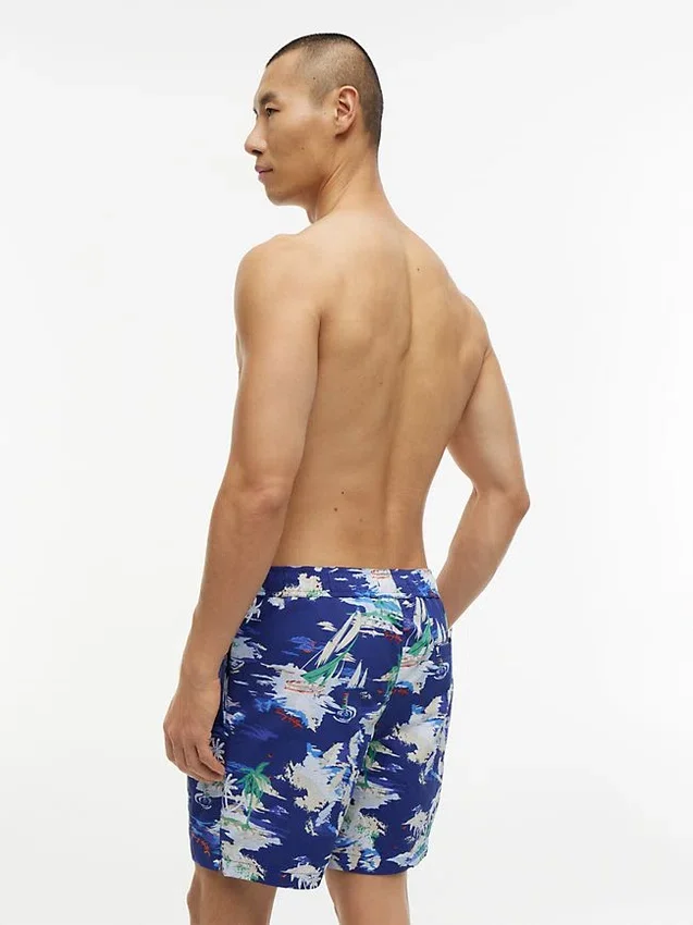 Bañador de 18 cm con estampado de surf Bañador de 18 cm con estampado de surf