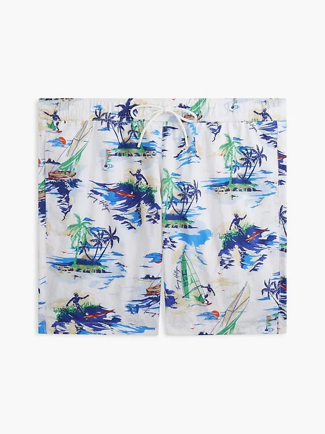 Bañador de 18 cm con estampado de surf Bañador de 18 cm con estampado de surf