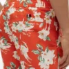 Bañador de 18 cm con estampado floral Bañador de 18 cm con estampado floral