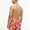 Bañador de 18 cm con estampado floral Bañador de 18 cm con estampado floral