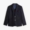 Blazer de lana con logotipo del escudo Blazer de lana con logotipo del escudo