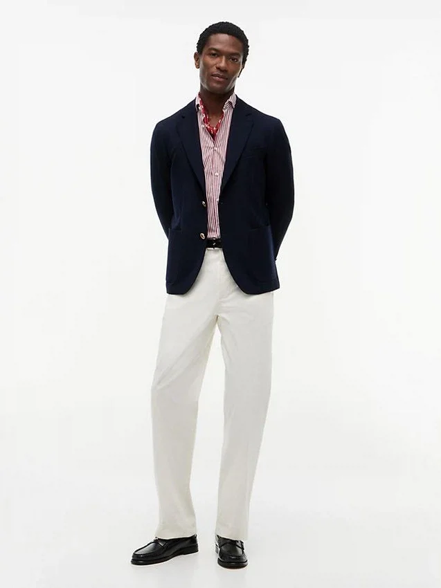 Blazer de lana Hopsack Blazer de lana Hopsack