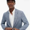 Blazer de lino de corte regular de New York Label