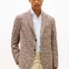 Blazer de mezcla de lana con estampado Glen Plaid Blazer de mezcla de lana con estampado Glen Plaid