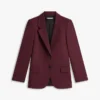 Blazer de mezcla de lana de corte holgado Blazer de mezcla de lana de corte holgado