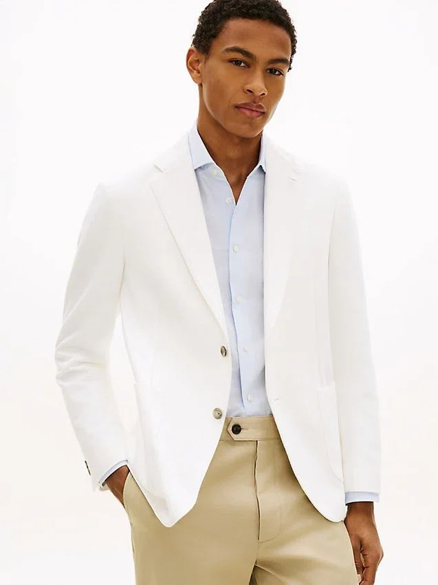 Blazer de sarga sin forro Blazer de sarga sin forro
