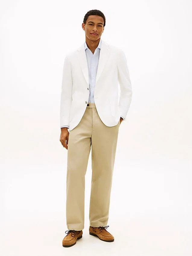Blazer de sarga sin forro Blazer de sarga sin forro
