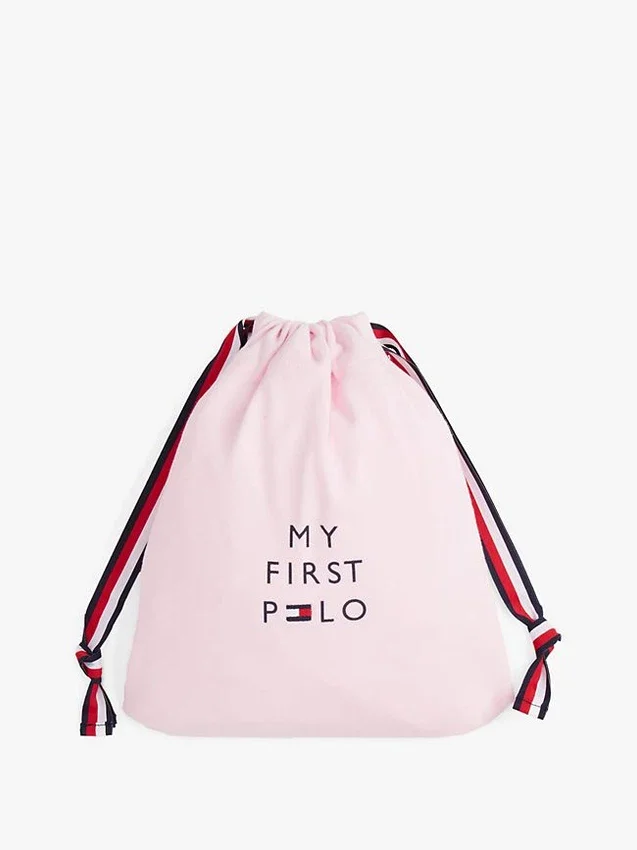 Body tipo polo para bebés y bolsa de regalo Body tipo polo para bebés y bolsa de regalo