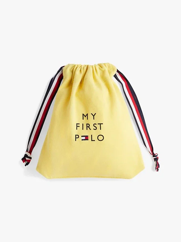 Body tipo polo para bebés y bolsa de regalo Body tipo polo para bebés y bolsa de regalo