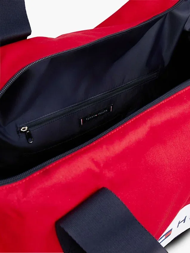 Bolsa de lona con bloques de color y logotipo de Tommy Bolsa de lona con bloques de color y logotipo de Tommy