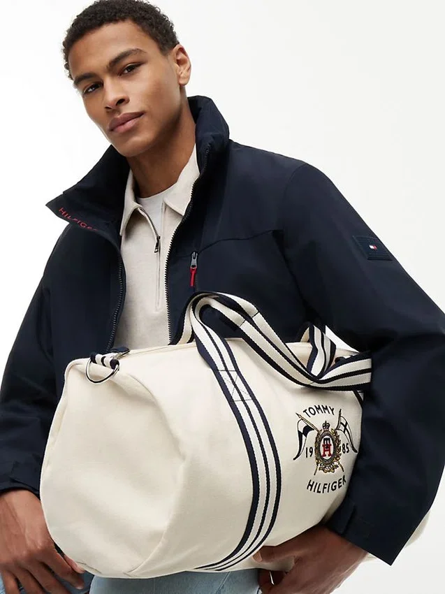 Bolsa de lona con escudo náutico Bolsa de lona con escudo náutico