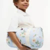 Bolsa de viaje con estampado floral para niños