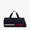 Bolsa de viaje con logotipo de rayas y bandera