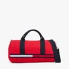 Bolsa de viaje con logotipo y rayas de bandera para niños