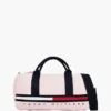Bolsa de viaje con logotipo y rayas de bandera para niños