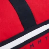 Bolsa de viaje con logotipo y rayas de bandera para niños