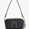 Bolso bandolera con rayas emblemáticas Bolso bandolera con rayas emblemáticas