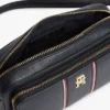 Bolso bandolera con rayas emblemáticas Bolso bandolera con rayas emblemáticas