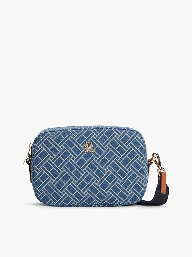 Bolso bandolera de denim con estampado de bandera Bolso bandolera de denim con estampado de bandera