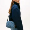 Bolso bandolera de denim con estampado de bandera Bolso bandolera de denim con estampado de bandera