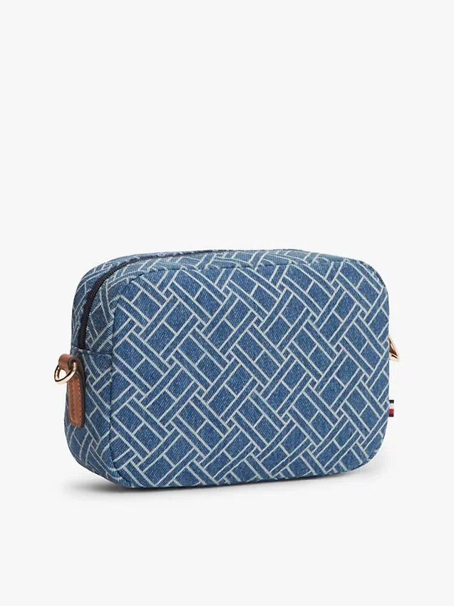 Bolso bandolera de denim con estampado de bandera Bolso bandolera de denim con estampado de bandera