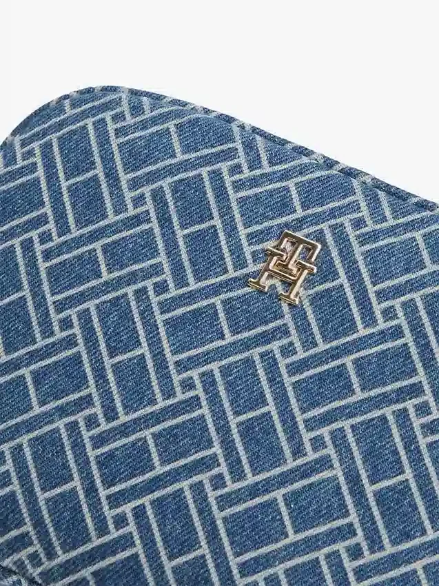 Bolso bandolera de denim con estampado de bandera Bolso bandolera de denim con estampado de bandera