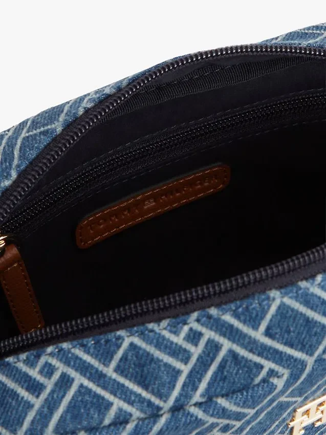 Bolso bandolera de denim con estampado de bandera Bolso bandolera de denim con estampado de bandera