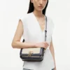 Bolso bandolera de lona con monograma Script