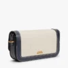Bolso bandolera de lona con monograma Script