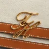 Bolso bandolera de lona con monograma Script