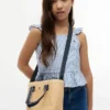 Bolso bandolera de rafia para niña Bolso bandolera de rafia para niña