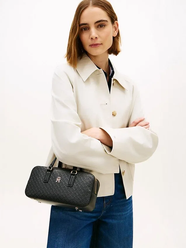 Bolso bandolera East-West con monograma integral Bolso bandolera East-West con monograma integral