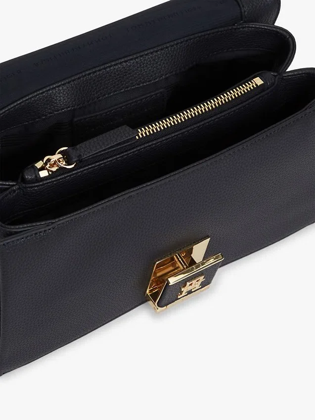 Bolso bandolera Jacquard con cierre Monogram Bolso bandolera Jacquard con cierre Monogram