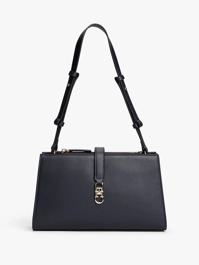 Bolso de hombro con monograma pulido Bolso de hombro con monograma pulido