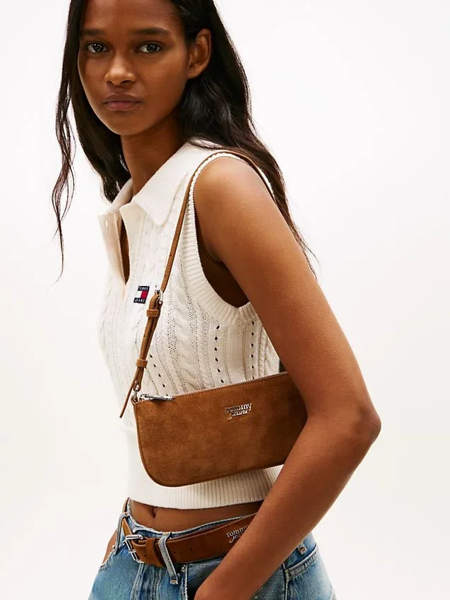 Bolso de hombro de ante Tommy Jeans Bolso de hombro de ante Tommy Jeans