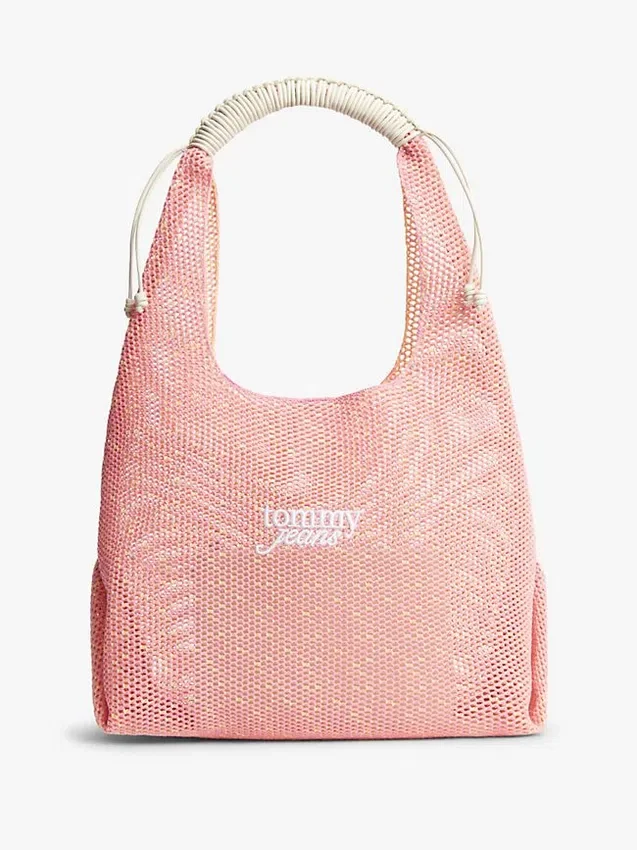 Bolso de hombro de ganchillo holgado Tommy Jeans Bolso de hombro de ganchillo holgado Tommy Jeans