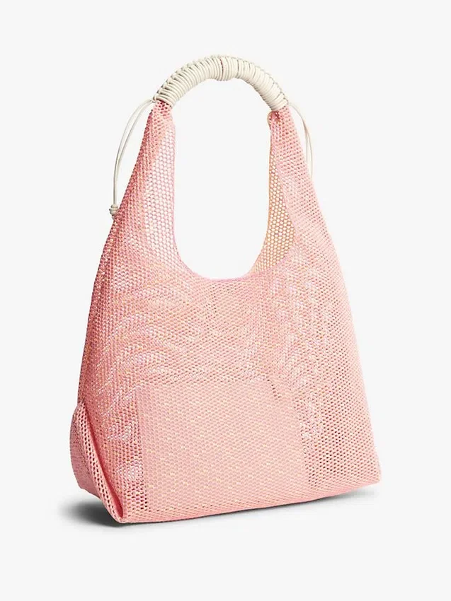 Bolso de hombro de ganchillo holgado Tommy Jeans Bolso de hombro de ganchillo holgado Tommy Jeans