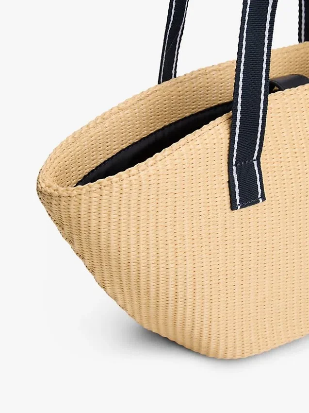 Bolso de hombro de rafia para niña Bolso de hombro de rafia para niña