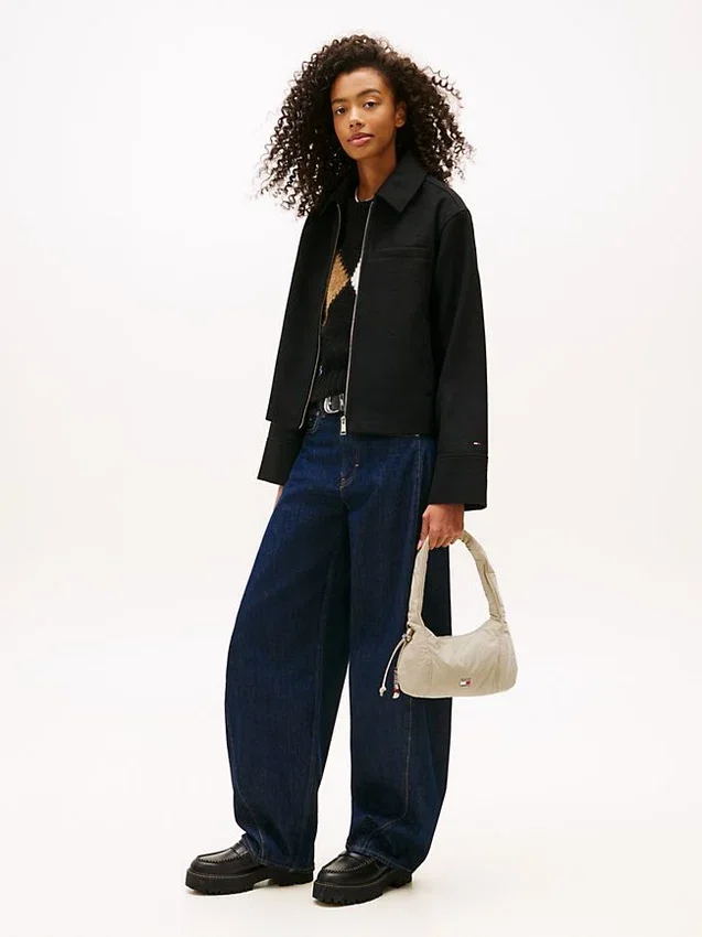 Bolso de hombro fruncido de Tommy Jeans Bolso de hombro fruncido de Tommy Jeans
