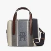 Bolso mini tipo cartera de jacquard a rayas Bolso mini tipo cartera de jacquard a rayas
