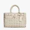 Bolso mini tote de cuero trenzado Bolso mini tote de cuero trenzado