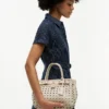 Bolso mini tote de cuero trenzado Bolso mini tote de cuero trenzado