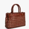 Bolso mini tote de cuero trenzado Bolso mini tote de cuero trenzado