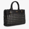Bolso mini tote de cuero trenzado Bolso mini tote de cuero trenzado