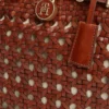 Bolso mini tote de cuero trenzado Bolso mini tote de cuero trenzado