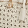 Bolso mini tote de cuero trenzado Bolso mini tote de cuero trenzado